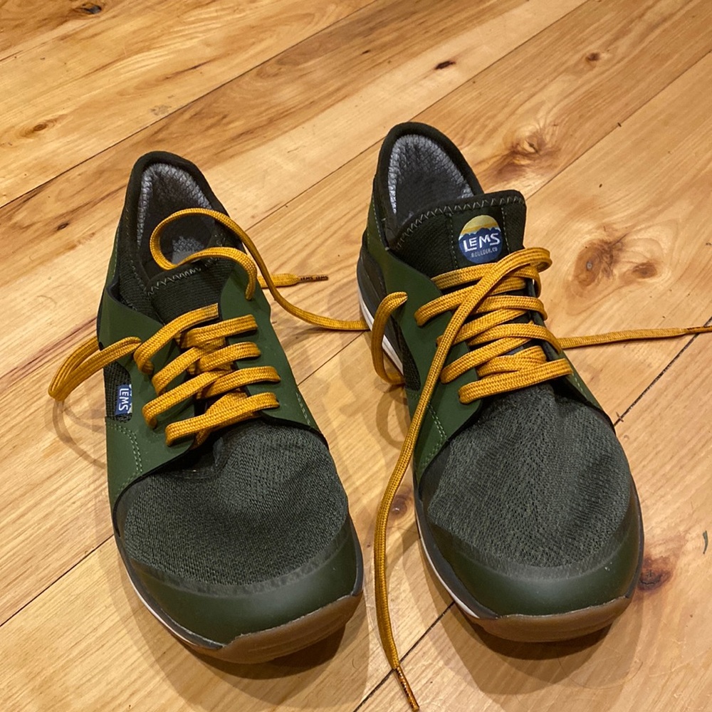 Lems mesa sneakers green and gold